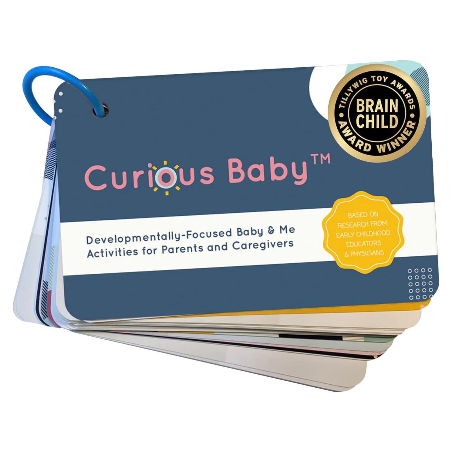 Tarjetas de Actividad Curious Baby 40+ para Bebés 0-12 Meses