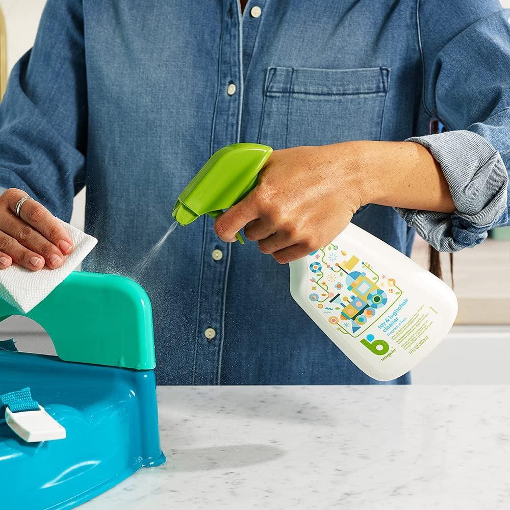 Limpiador de Juguetes y Sillas Altas Babyganics 482.8ml Paquete de 2