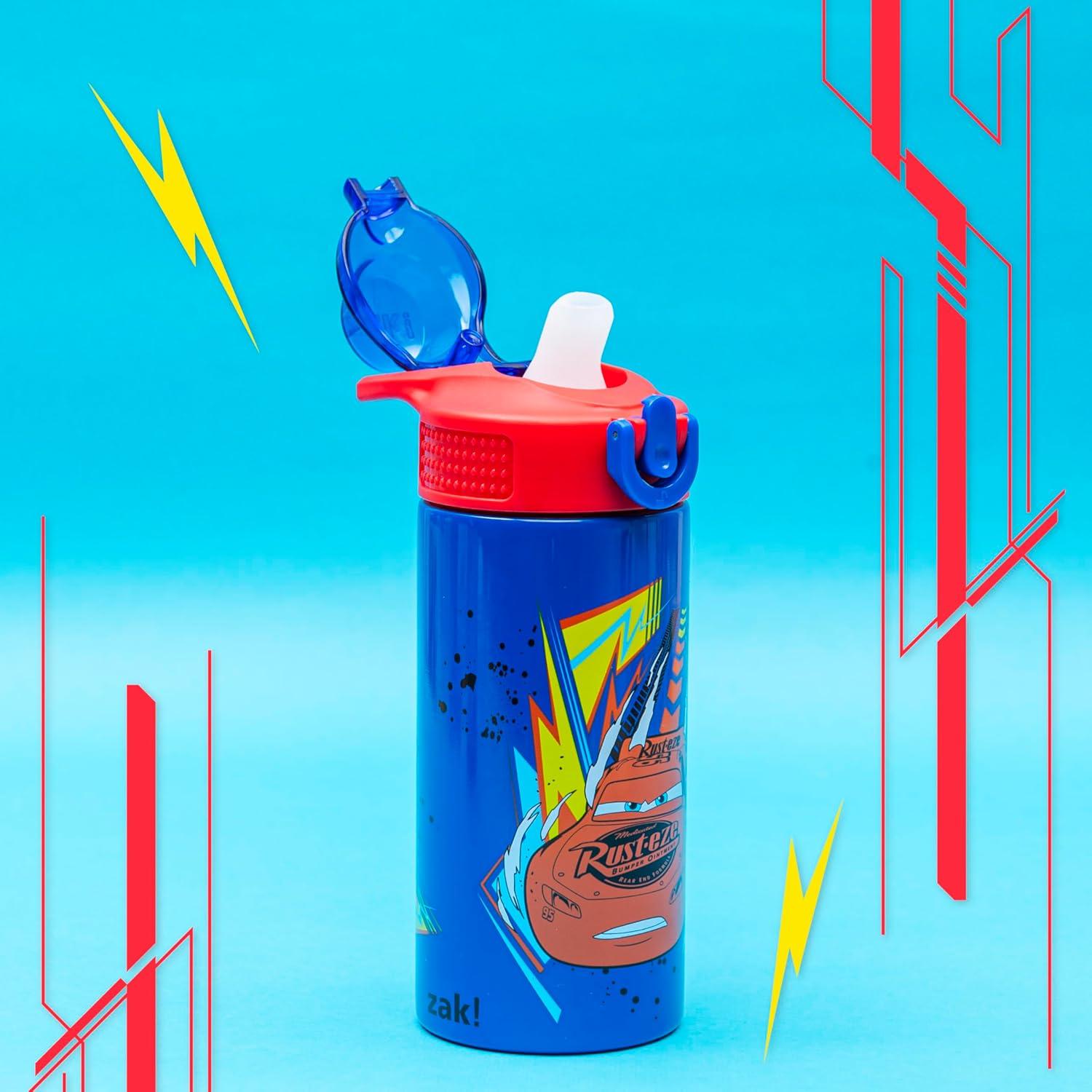 Botella de Agua Infantil Zak Designs Cars 414ml Aislada