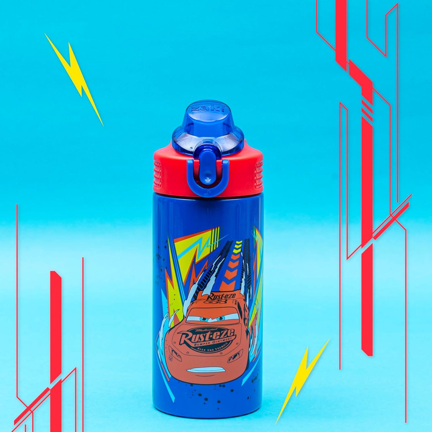 Botella de Agua Infantil Zak Designs Cars 414ml Aislada