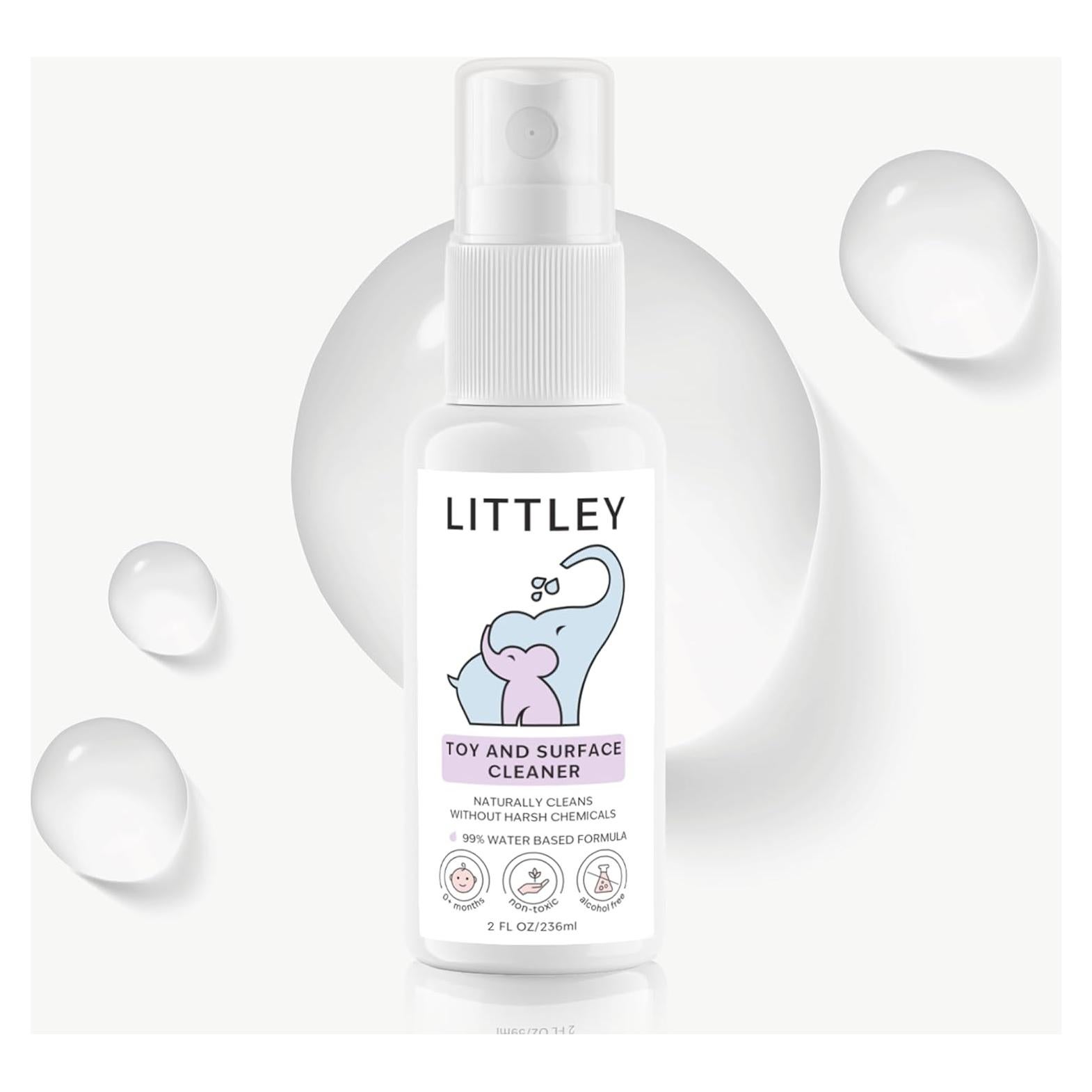 Limpiador de Juguetes Littley 2oz Sin Amoníaco y Tóxicos
