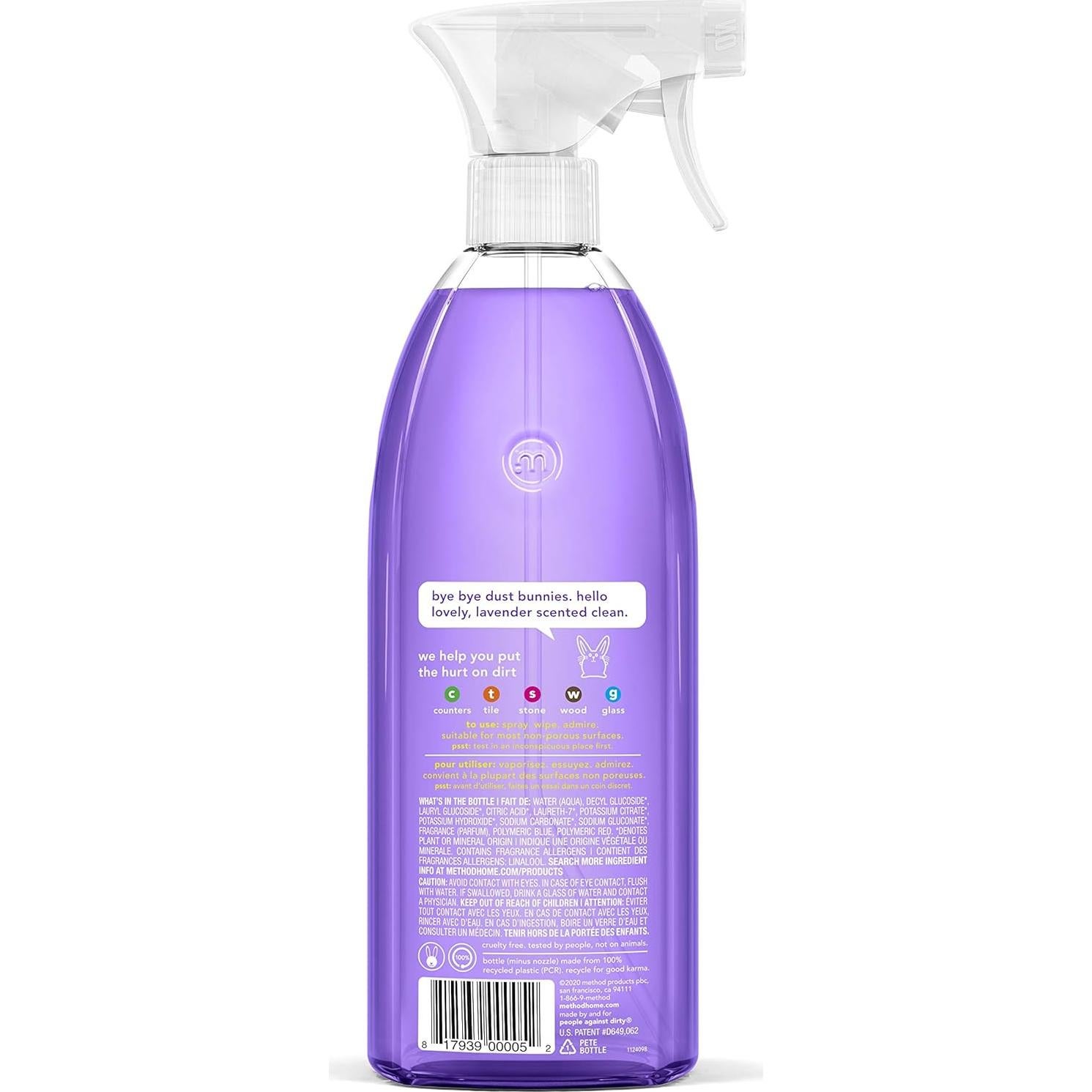 Limpiador Multiusos Method Lavanda Francesa 828 ml Biodegradable