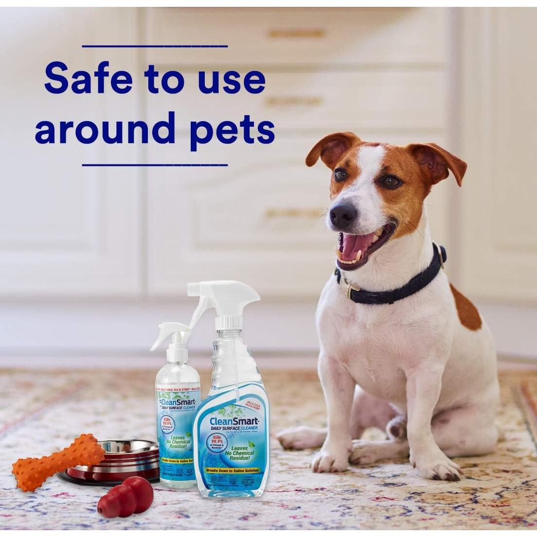 Limpiador Desinfectante CleanSmart 2x23oz - Seguro para Mascotas