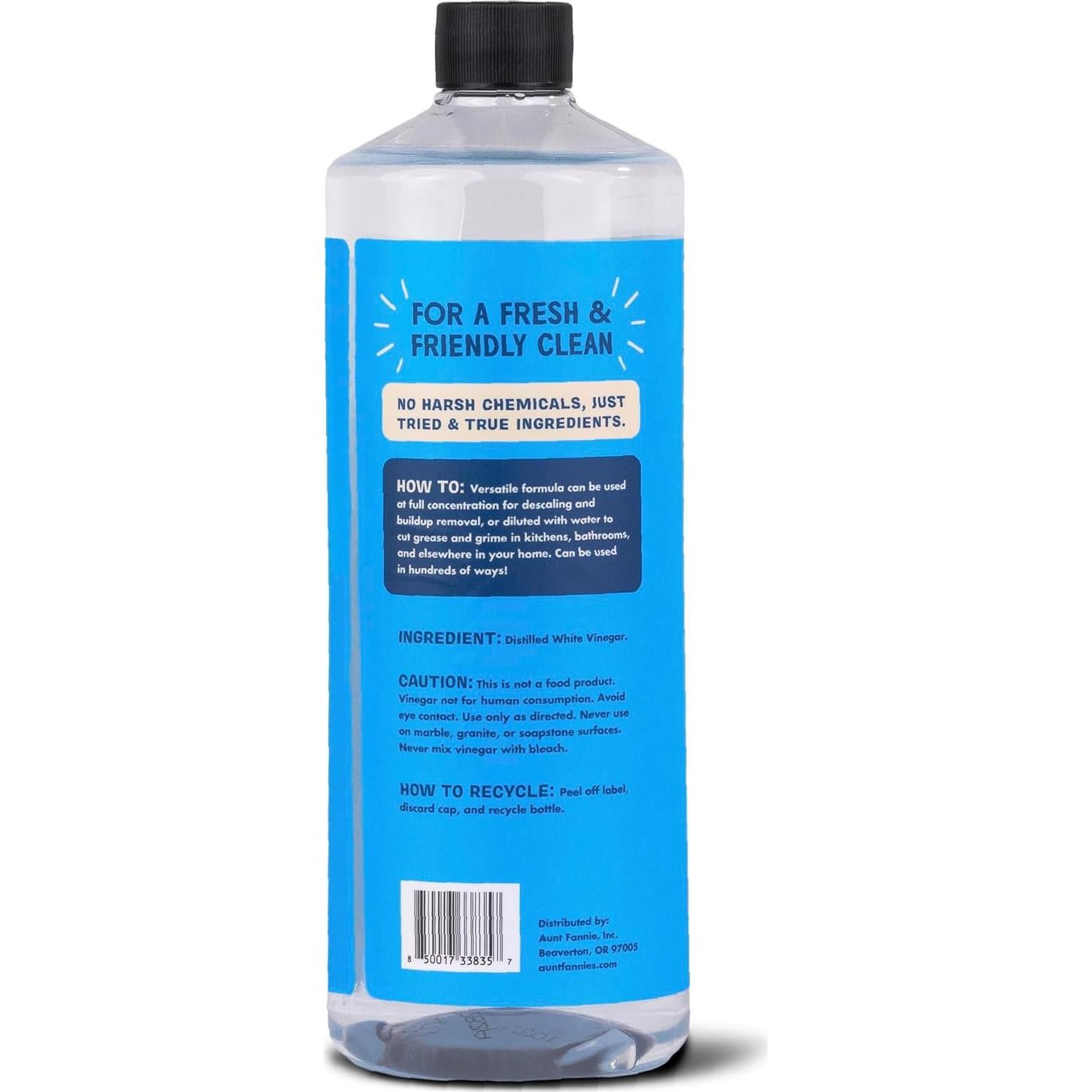 Vinagre de limpieza multiusos Aunt Fannie 0.95L sin aditivos