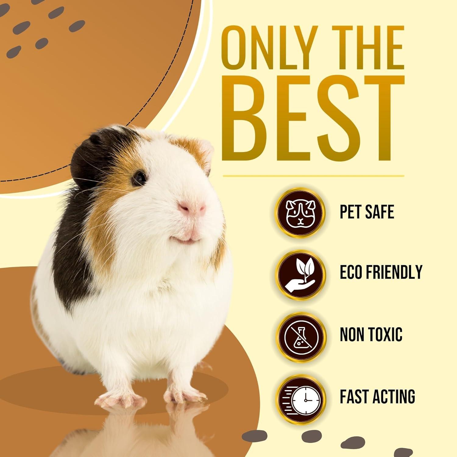 Spray Limpiador y Desodorante para Jaulas de Cobayas 946ml - No Tóxico