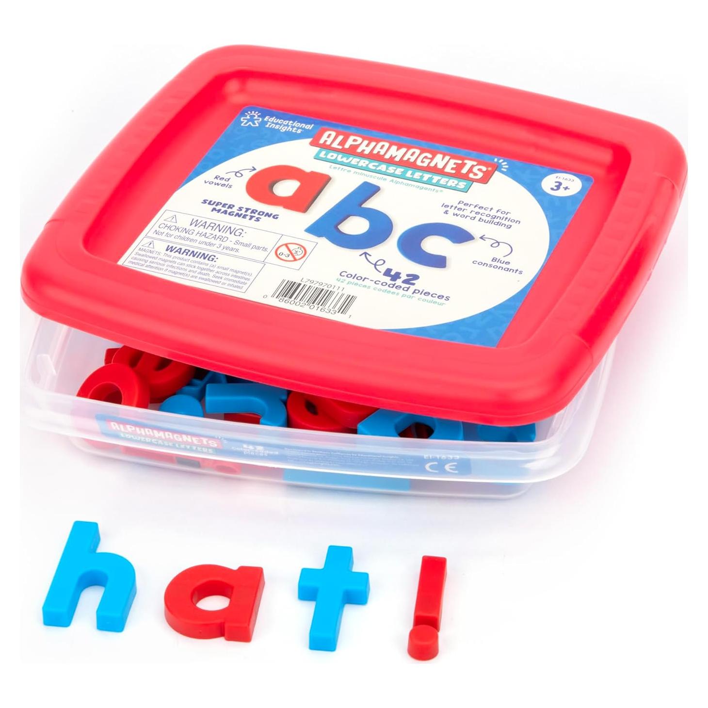 Imanes Alfabéticos en Minúsculas Educational Insights - 42 Piezas