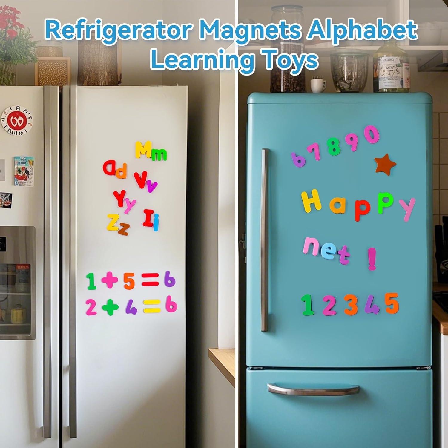 Letras Magnéticas de Alfabeto 237 PCS con Pizarra y Tarjetas CVC