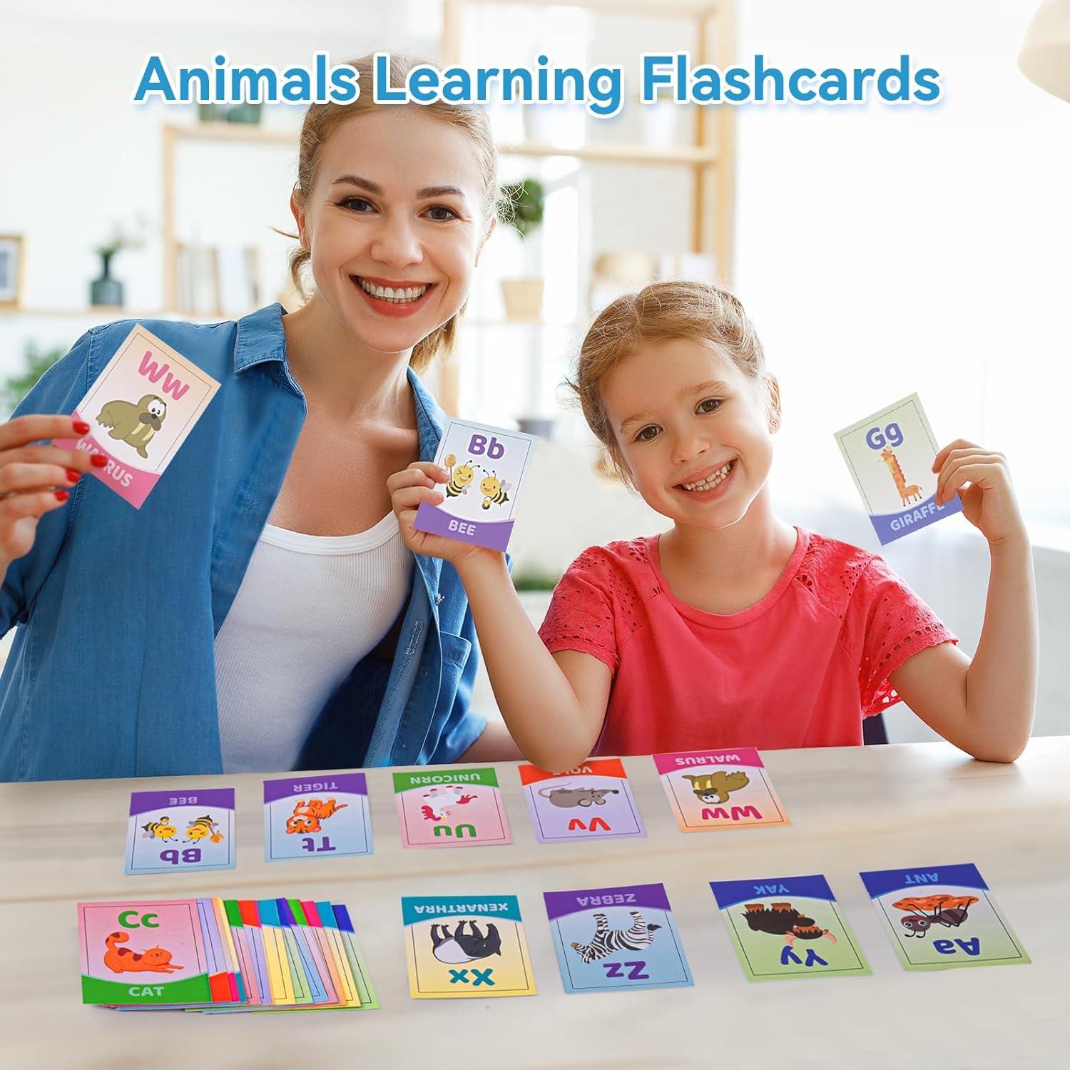 Letras Magnéticas de Alfabeto 237 PCS con Pizarra y Tarjetas CVC