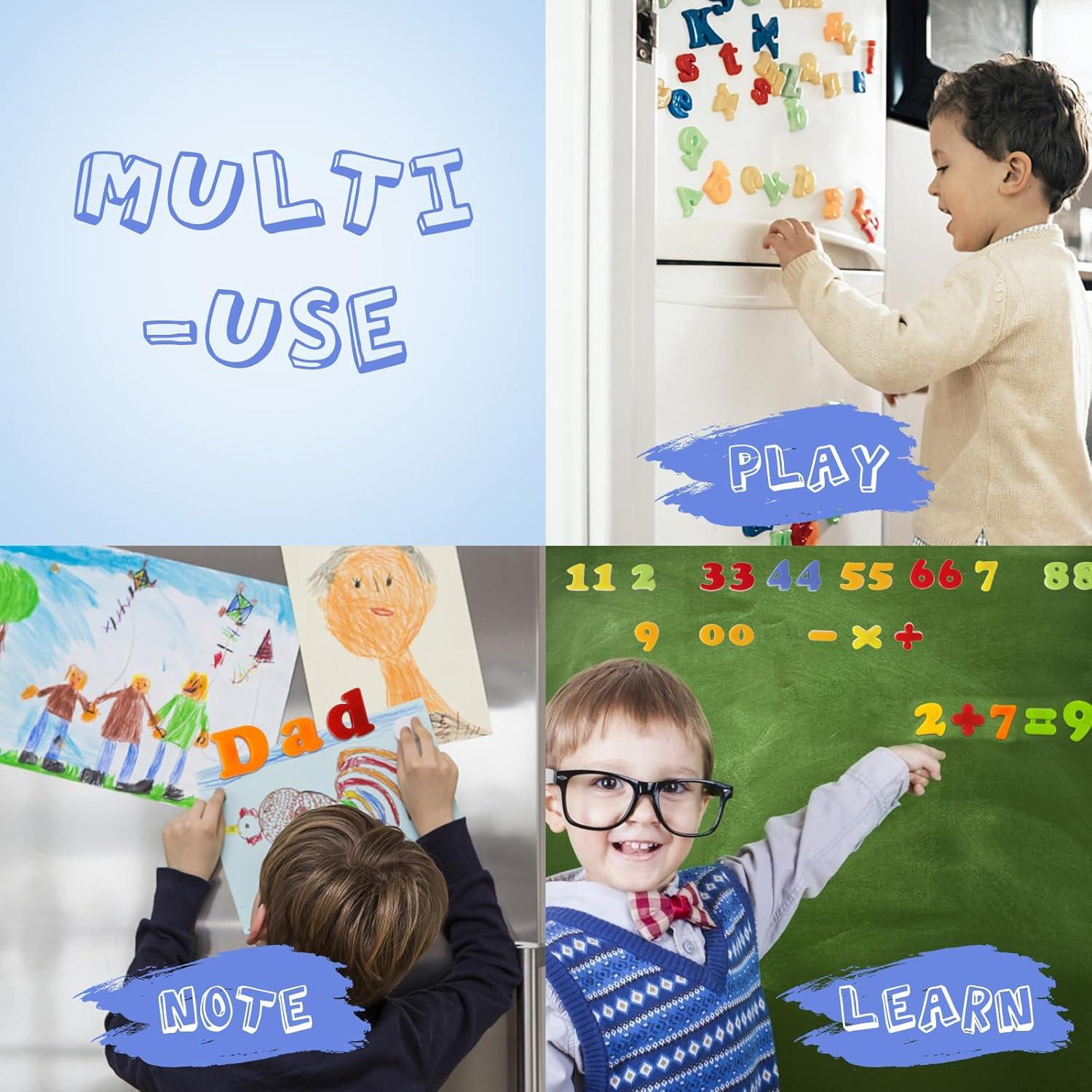 LovesTown 104 Piezas Letras y Números Magnéticos para Niños
