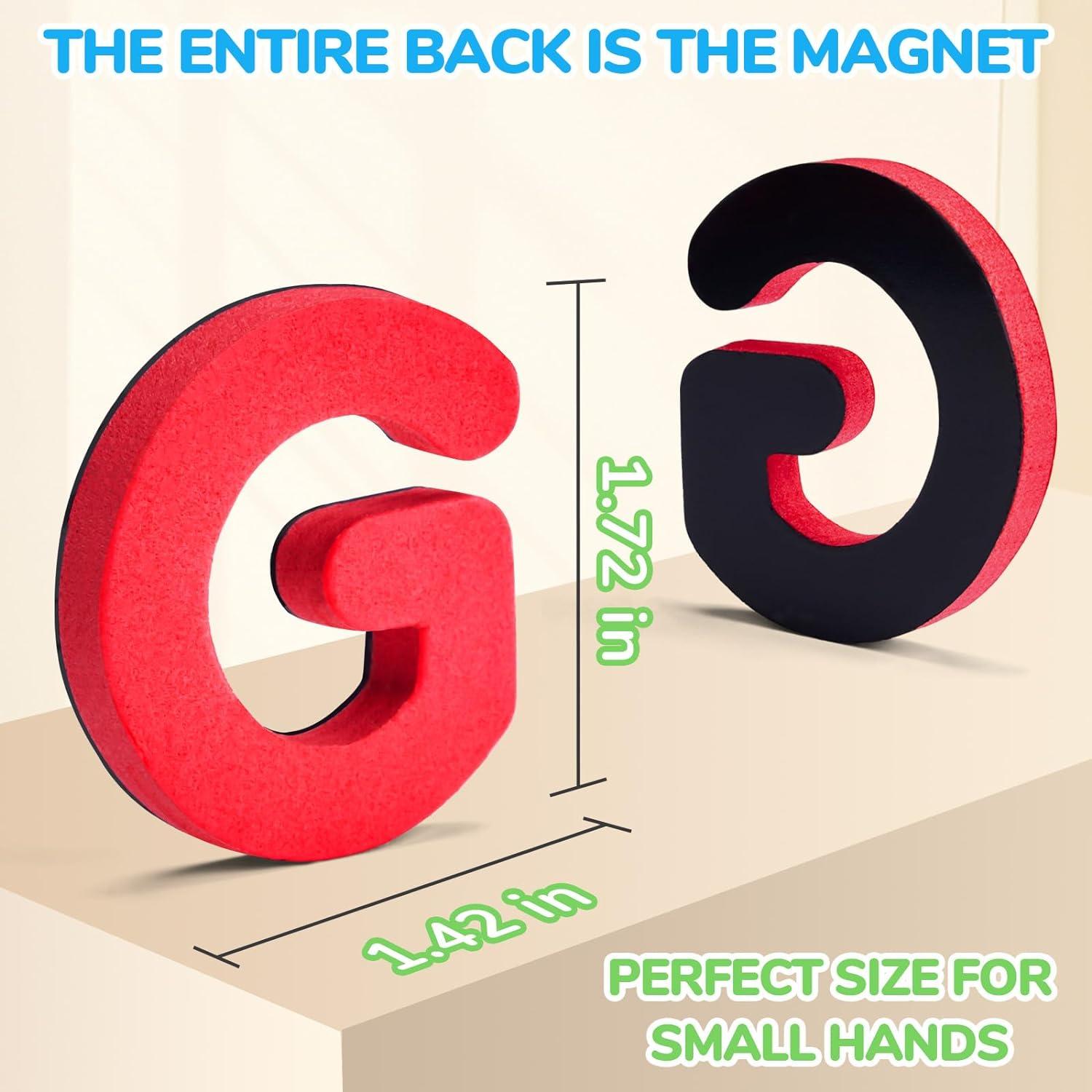 Kit de Letras Magnéticas JoyCat 234 Pcs con Tablero Doble Cara