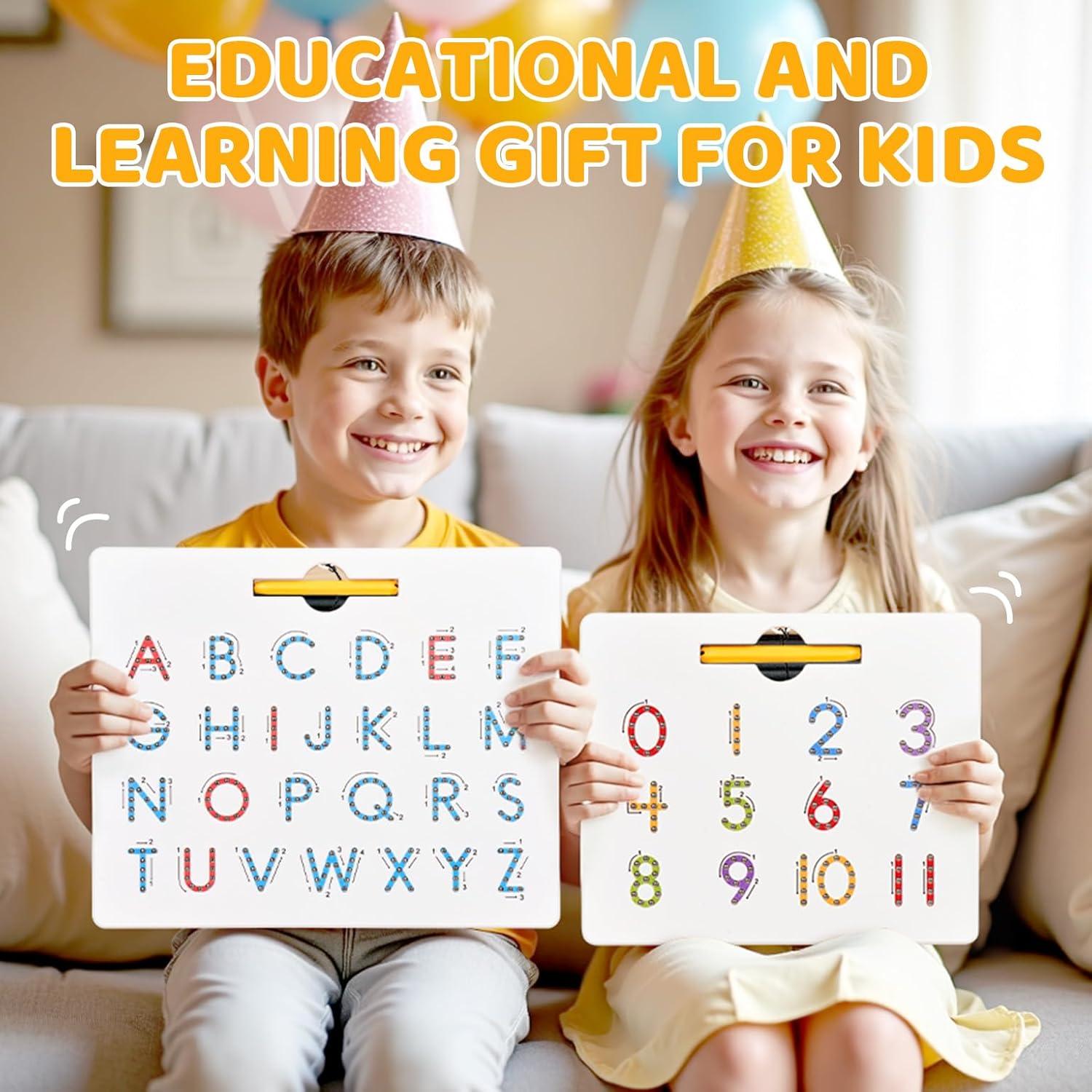 Juego de Tablero Magnético de Letras y Números GAMENOTE