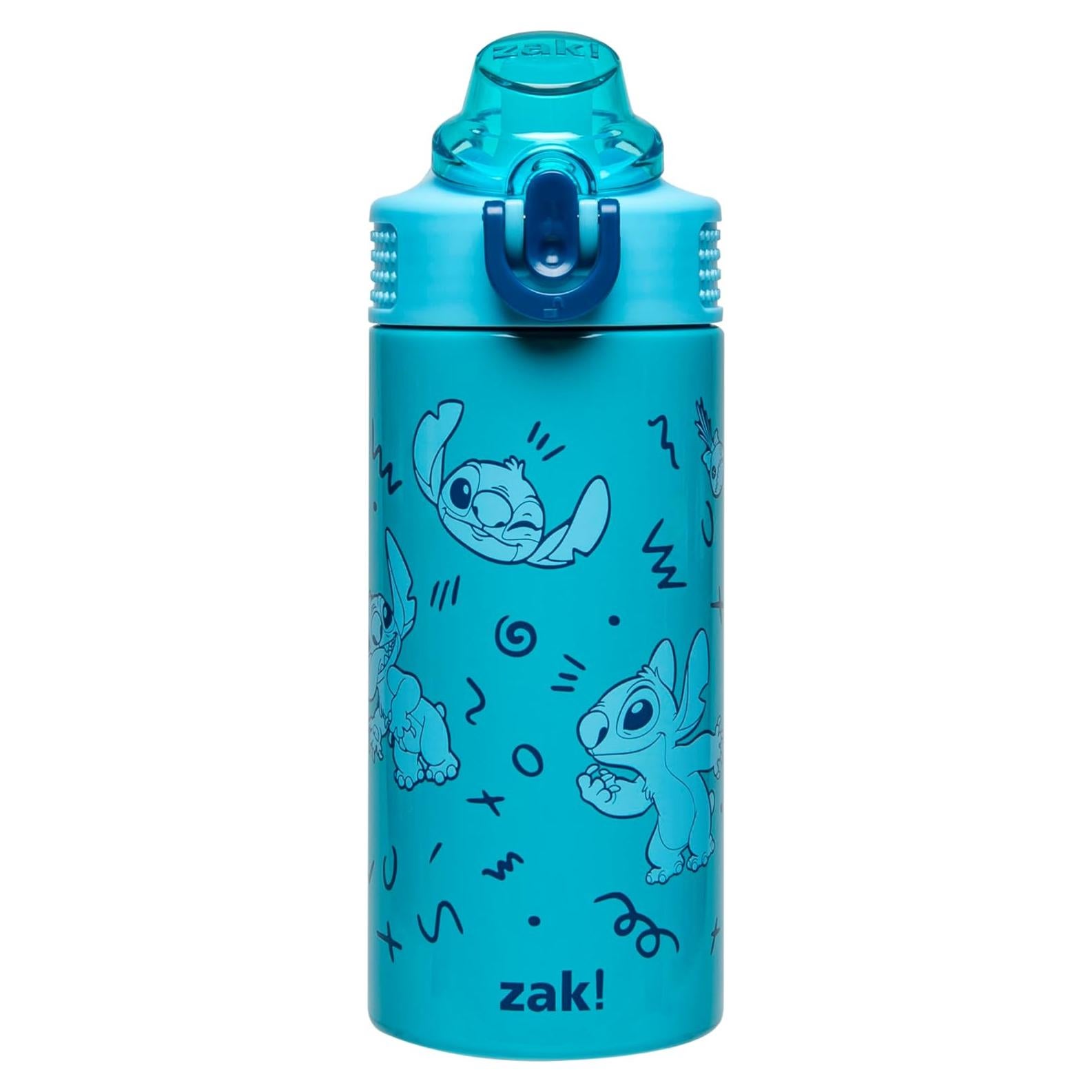 Botella de Agua Infantil Zak Designs 414 ml con Popote Stitch