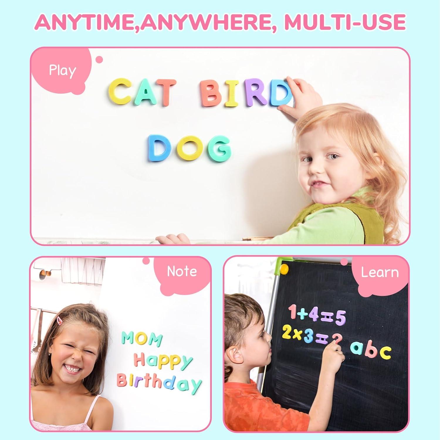 Letras y Números Magnéticos JoyCat 78 PCS para Niños