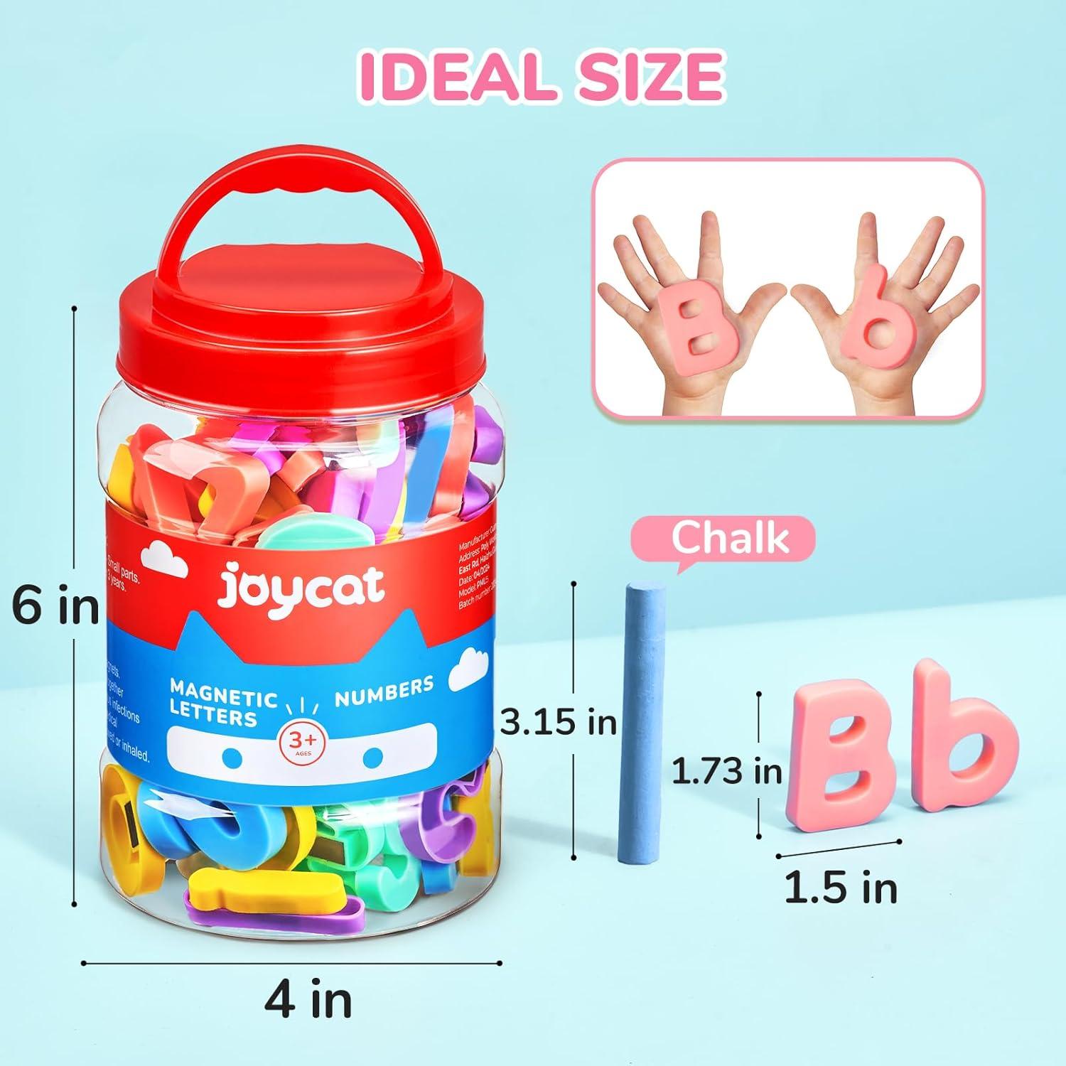 Letras y Números Magnéticos JoyCat 78 PCS para Niños