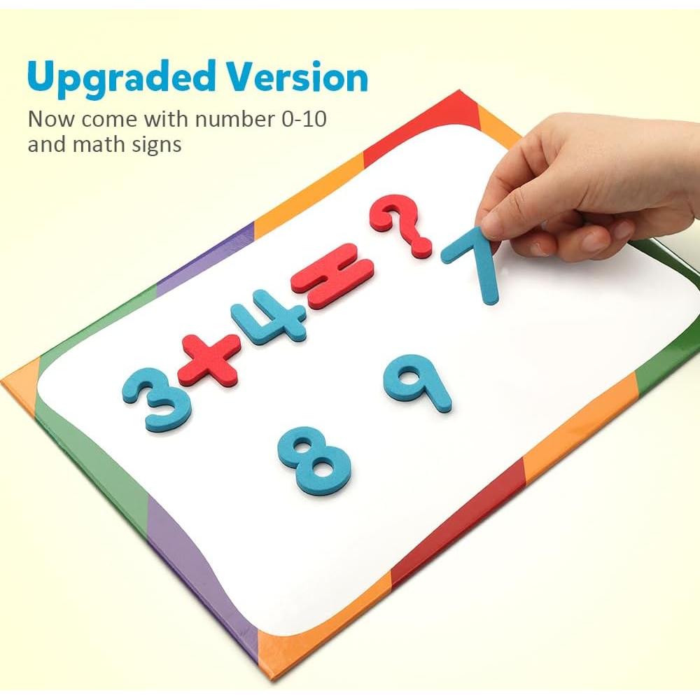 Letras Magnéticas Coogam 251 Pcs con Tablero y Caja