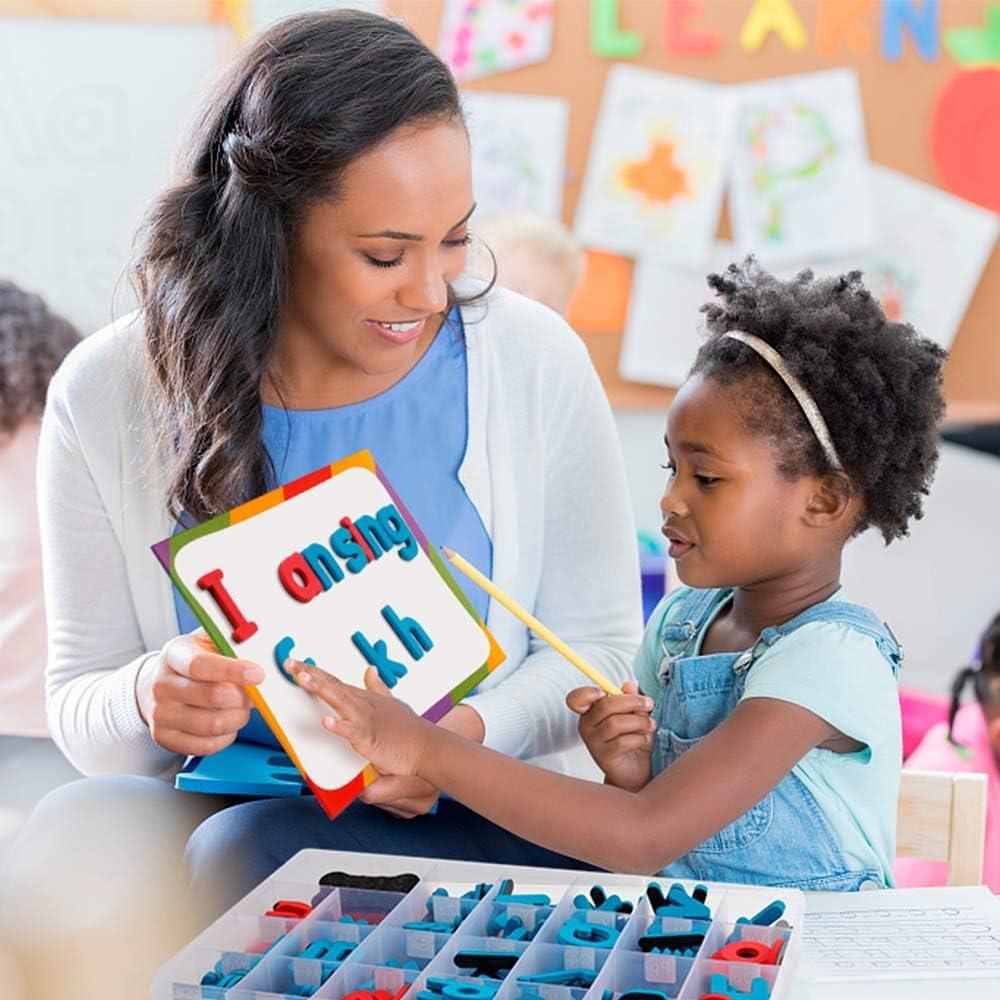 Letras Magnéticas Coogam 251 Pcs con Tablero y Caja