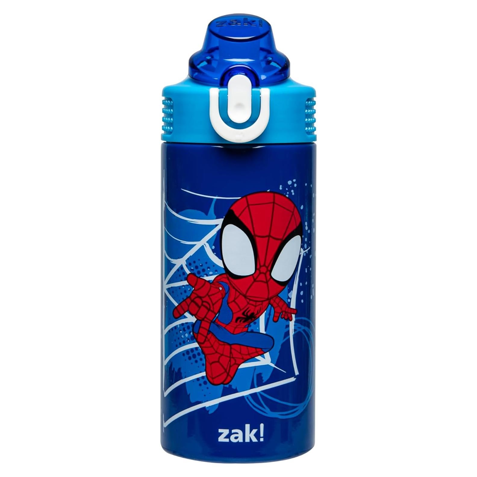 Botella de Agua Zak Designs Spider-Man 400ml Aislada y Segura
