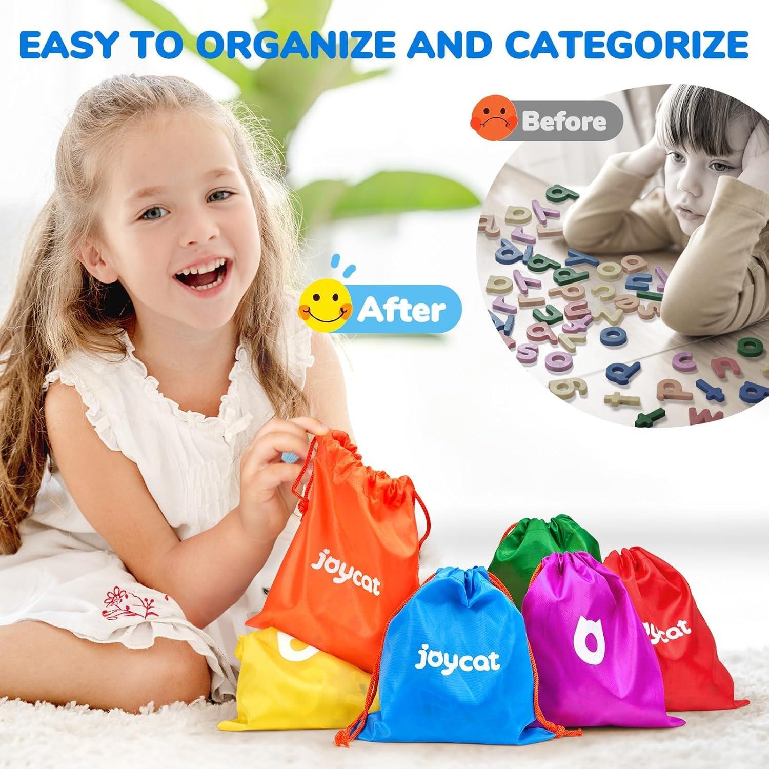 JoyCat Letras Magnéticas 312 Piezas Plástico Educativas