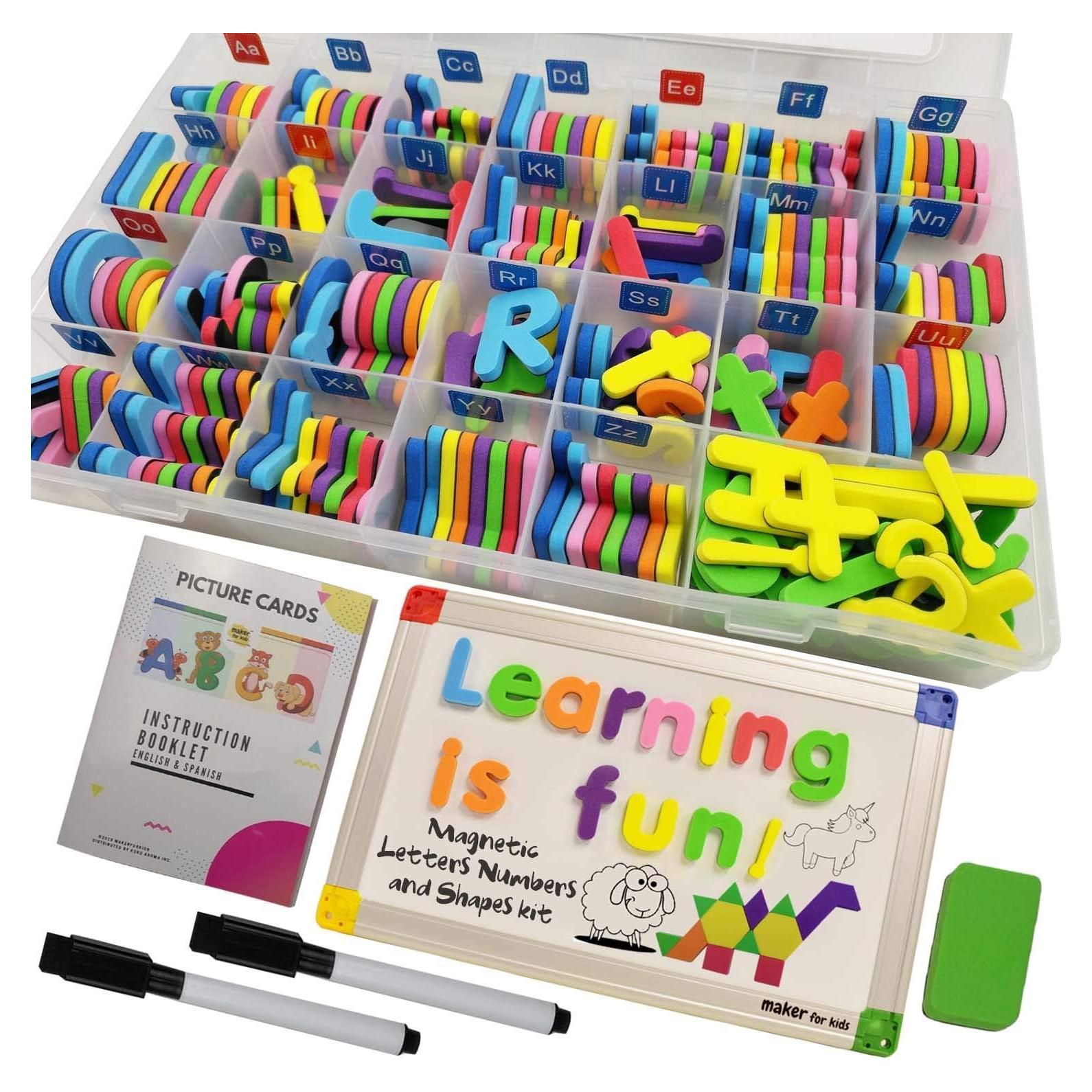 Conjunto de Imán de Letras y Números KOKO AROMA 291 Piezas