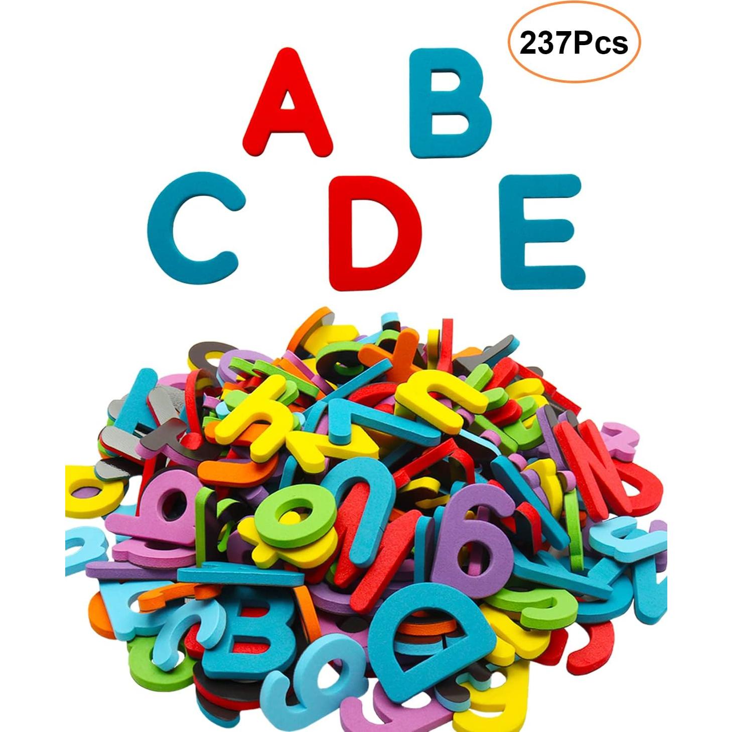 Letras Magnéticas de Alfabeto HELLOCUBE 237 Piezas para Aprendizaje