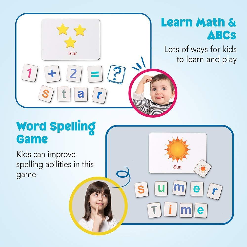 Juego Educativo Coogam Letras y Números Magnéticos 110 Piezas