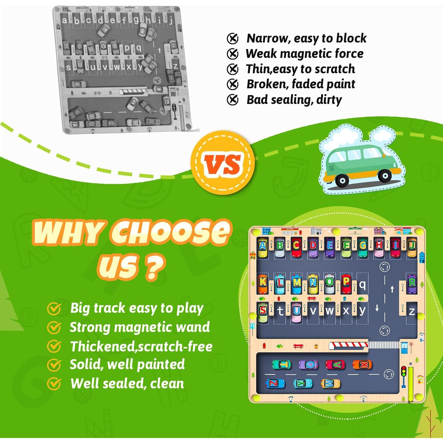 Rompecabezas Magnético de Letras NOWRICH 28.94x25.4cm