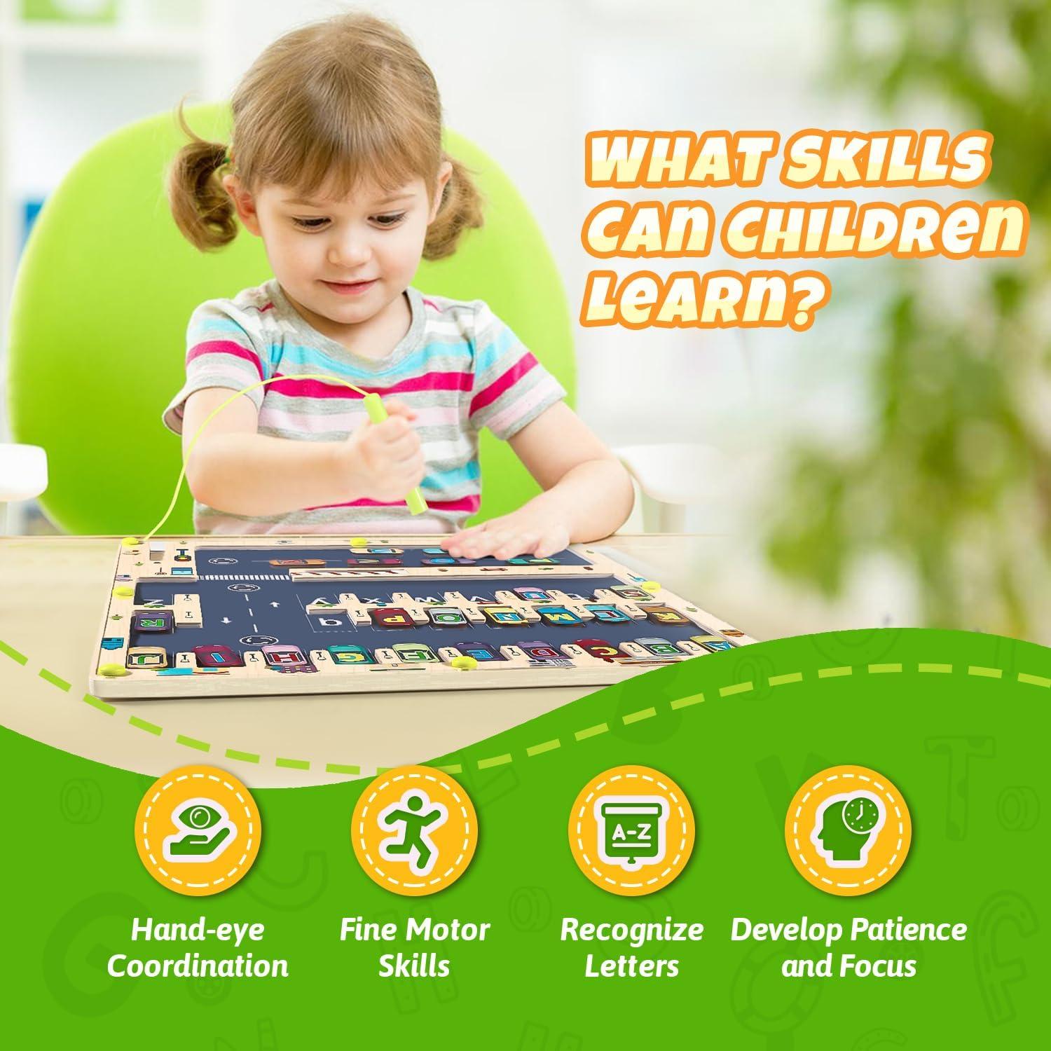 Rompecabezas Magnético de Letras NOWRICH 28.94x25.4cm