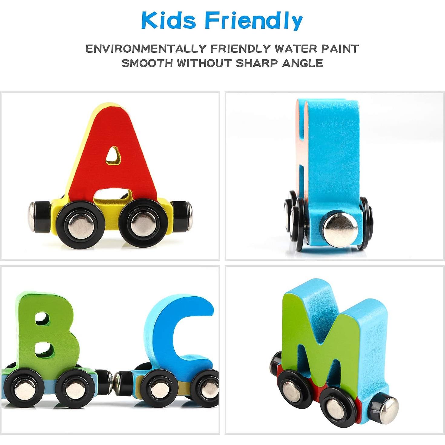 Juguete educativo tren de letras Wondertoys 27 PCS con caja