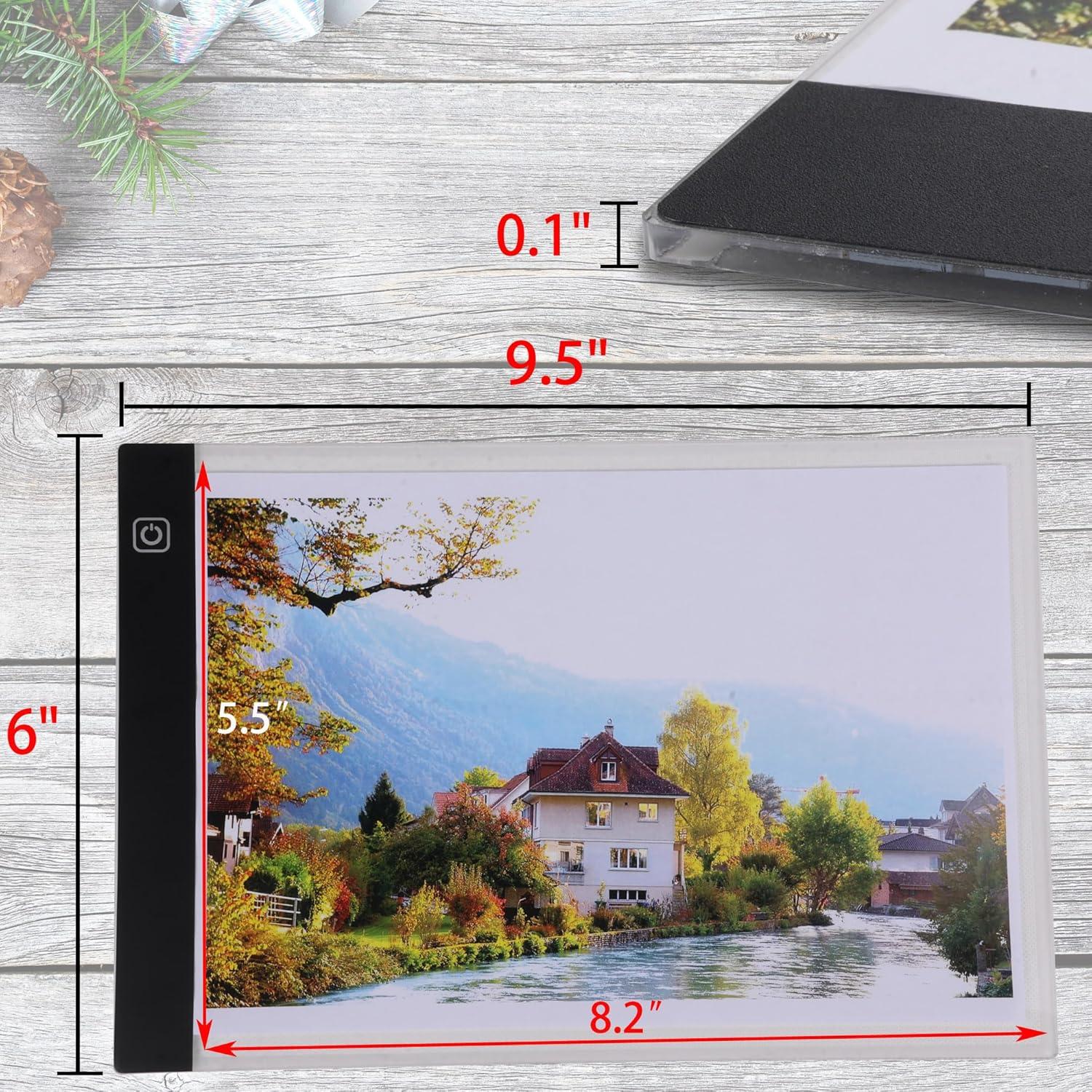 Caja de Luz LED OceeK A5 para Copiar y Trazar 14x20.8cm