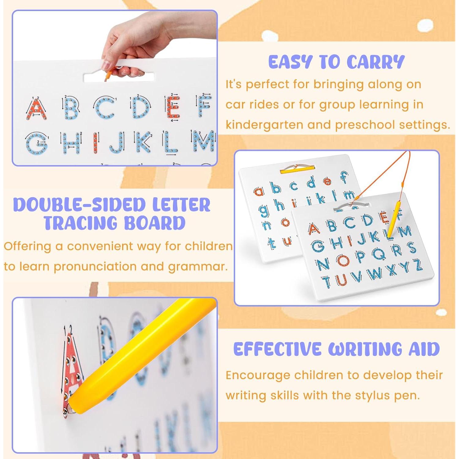 Tablero Magnético de Letras Doble Cara LovesTown 31.75x25.4cm