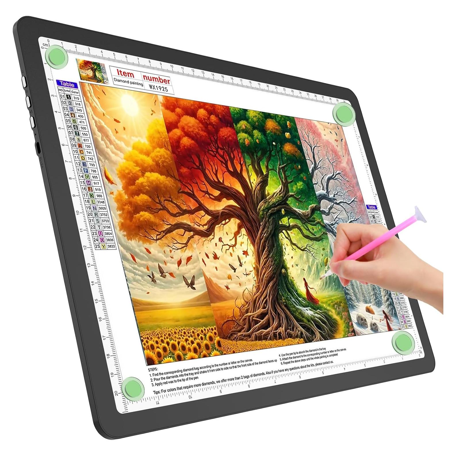 Mesa de Luz A4 TOHETO LED Magnética 3 Modos 6 Brillos