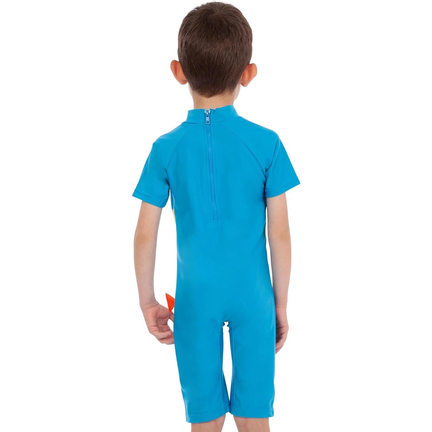 Traje de baño George Pig para niños - Azul con estampado