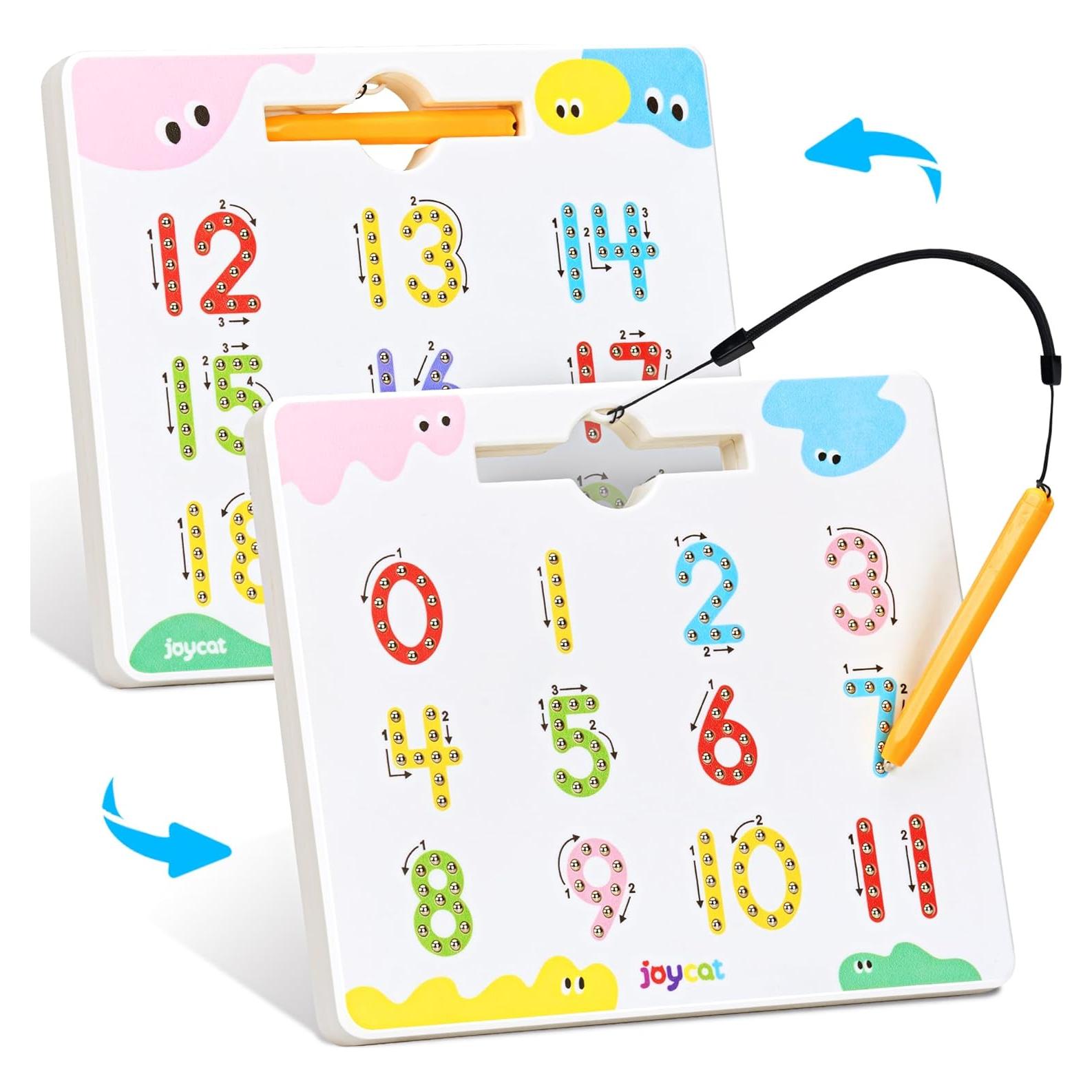 Tablero Magnético de Trazado JoyCat 1-20 para Niños