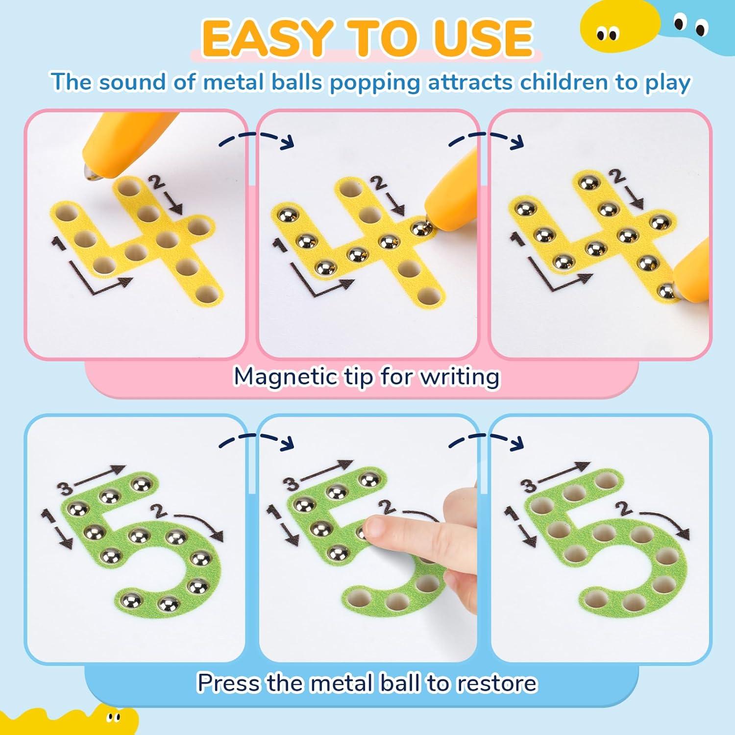 Tablero Magnético de Trazado JoyCat 1-20 para Niños