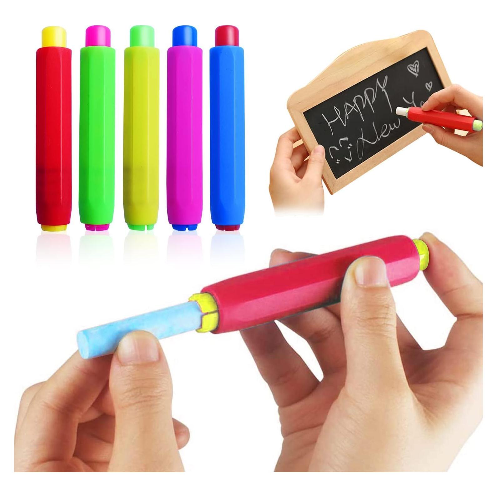 Set de 5 Soportes de Tiza Gutes Ajustables para Pizarra
