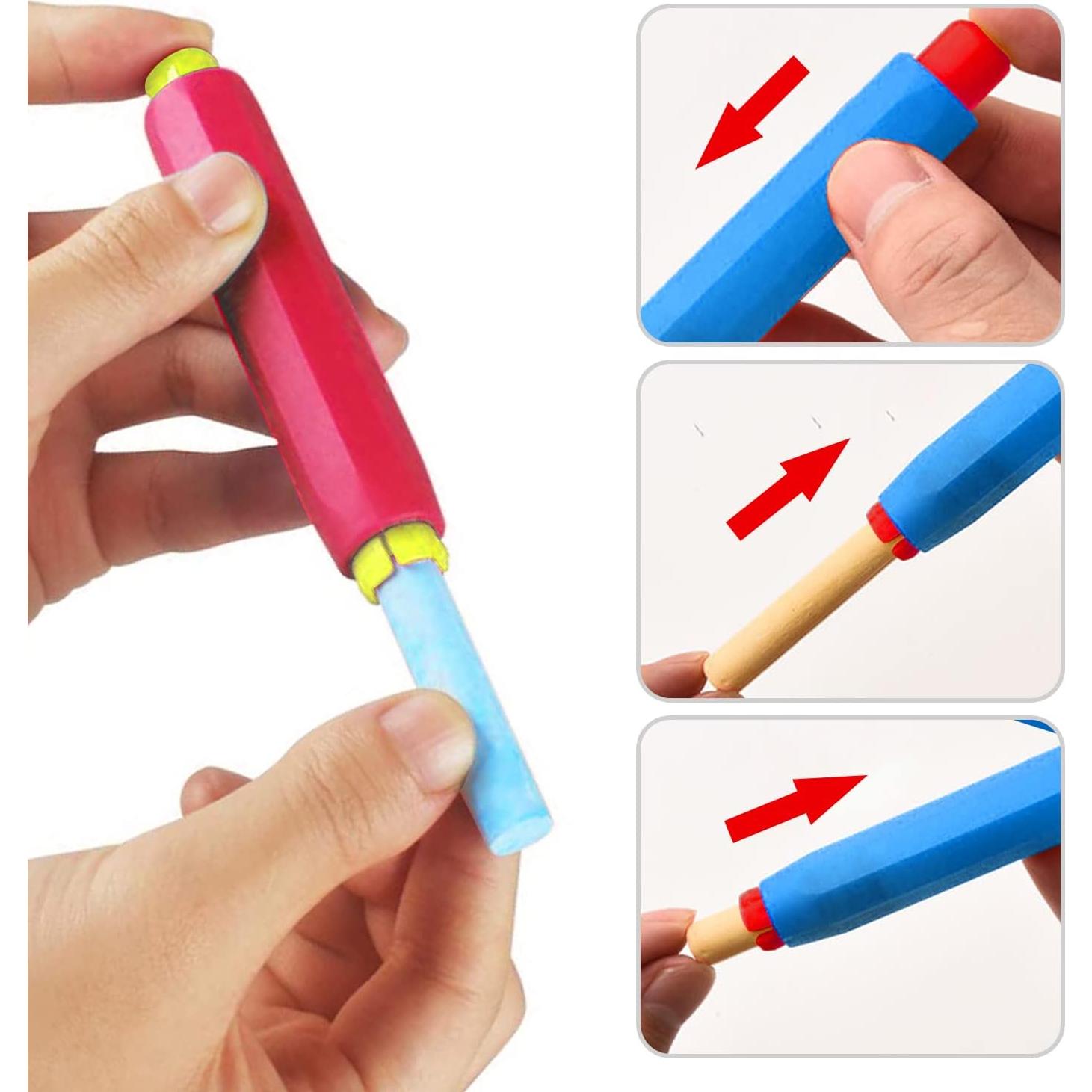 Set de 5 Soportes de Tiza Gutes Ajustables para Pizarra