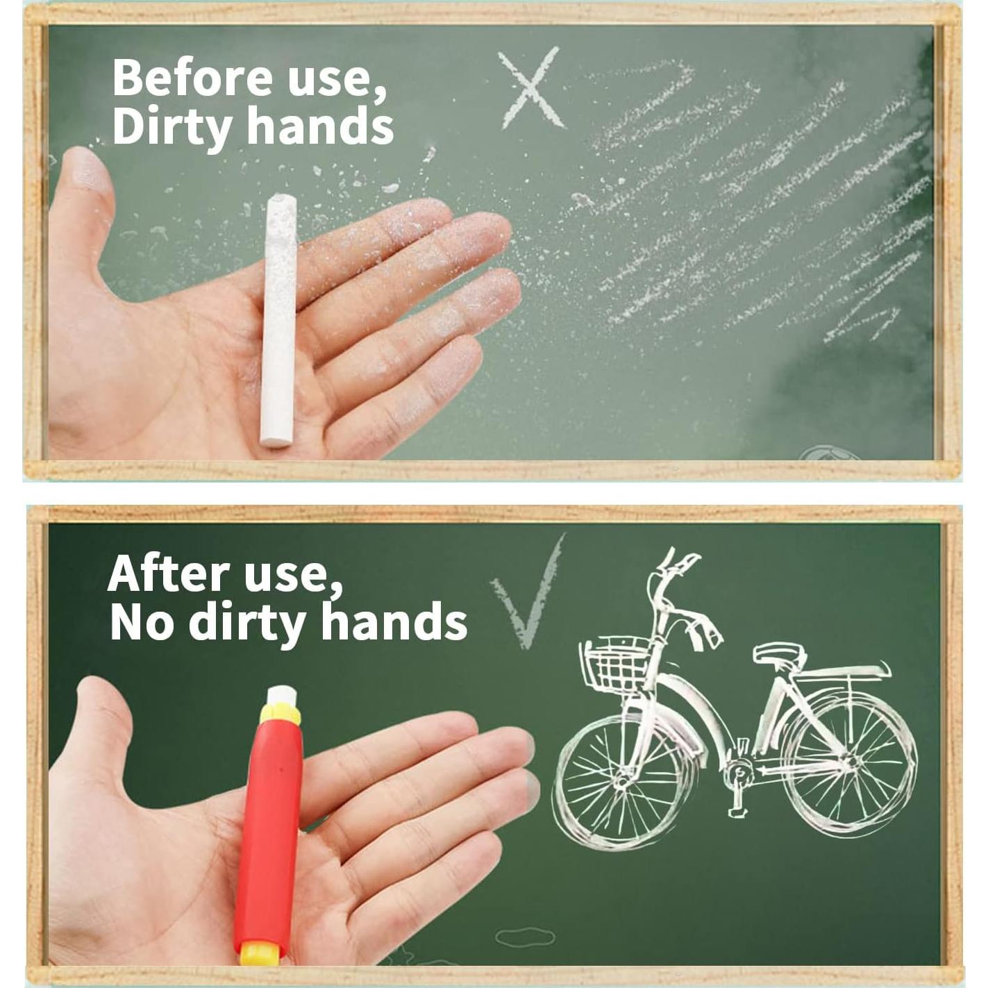 Set de 5 Soportes de Tiza Gutes Ajustables para Pizarra