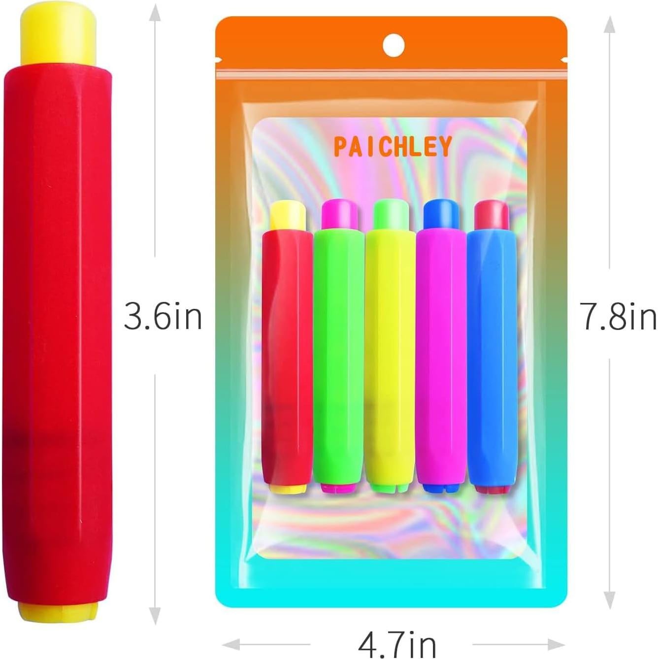 Set de 5 Soportes de Tiza Gutes Ajustables para Pizarra