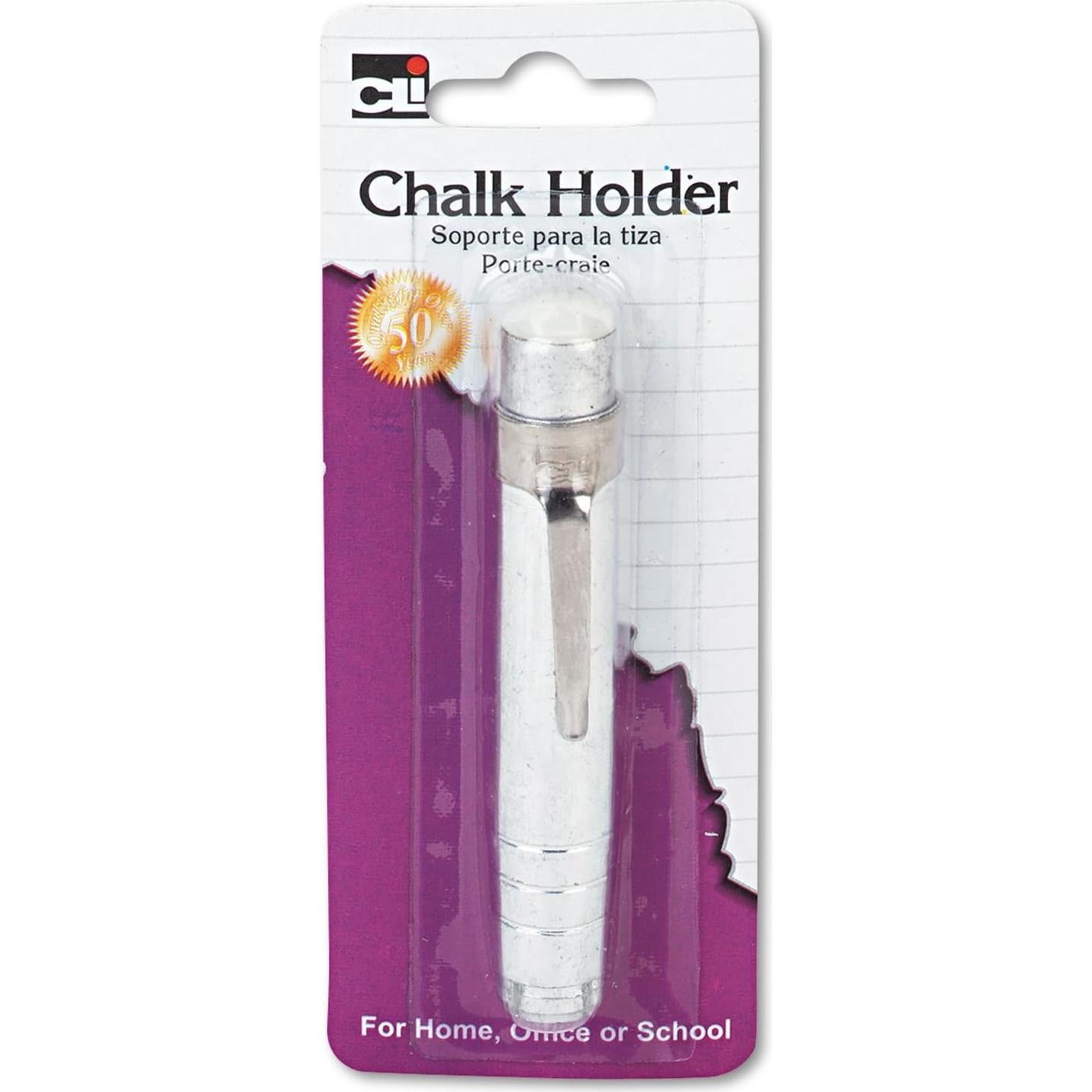 Soporte de Tiza de Aluminio Charles Leonard Plateado 1 Cuenta