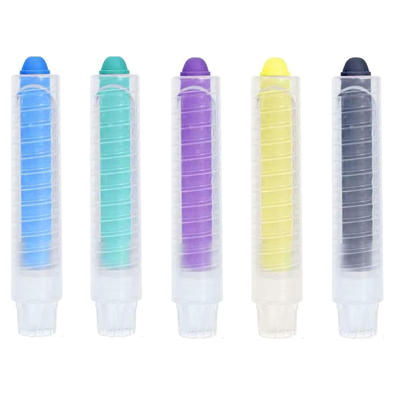 Soporte de Tiza Caiqicome 5 Pcs Claro 9 cm para Pizarra