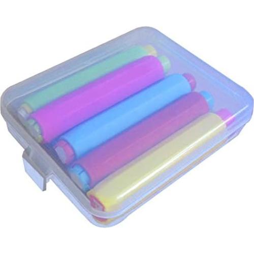 Juego de 5 Soportes de Tiza Lunies con Estuche Duro 9.4cm
