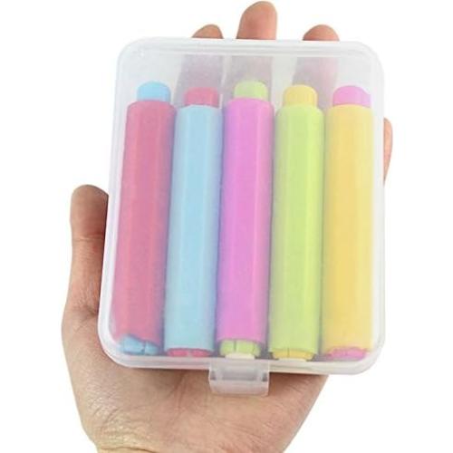 Juego de 5 Soportes de Tiza Lunies con Estuche Duro 9.4cm