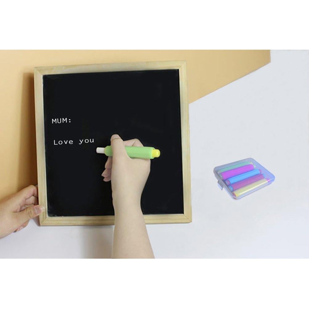 Juego de 5 Soportes de Tiza Lunies con Estuche Duro 9.4cm