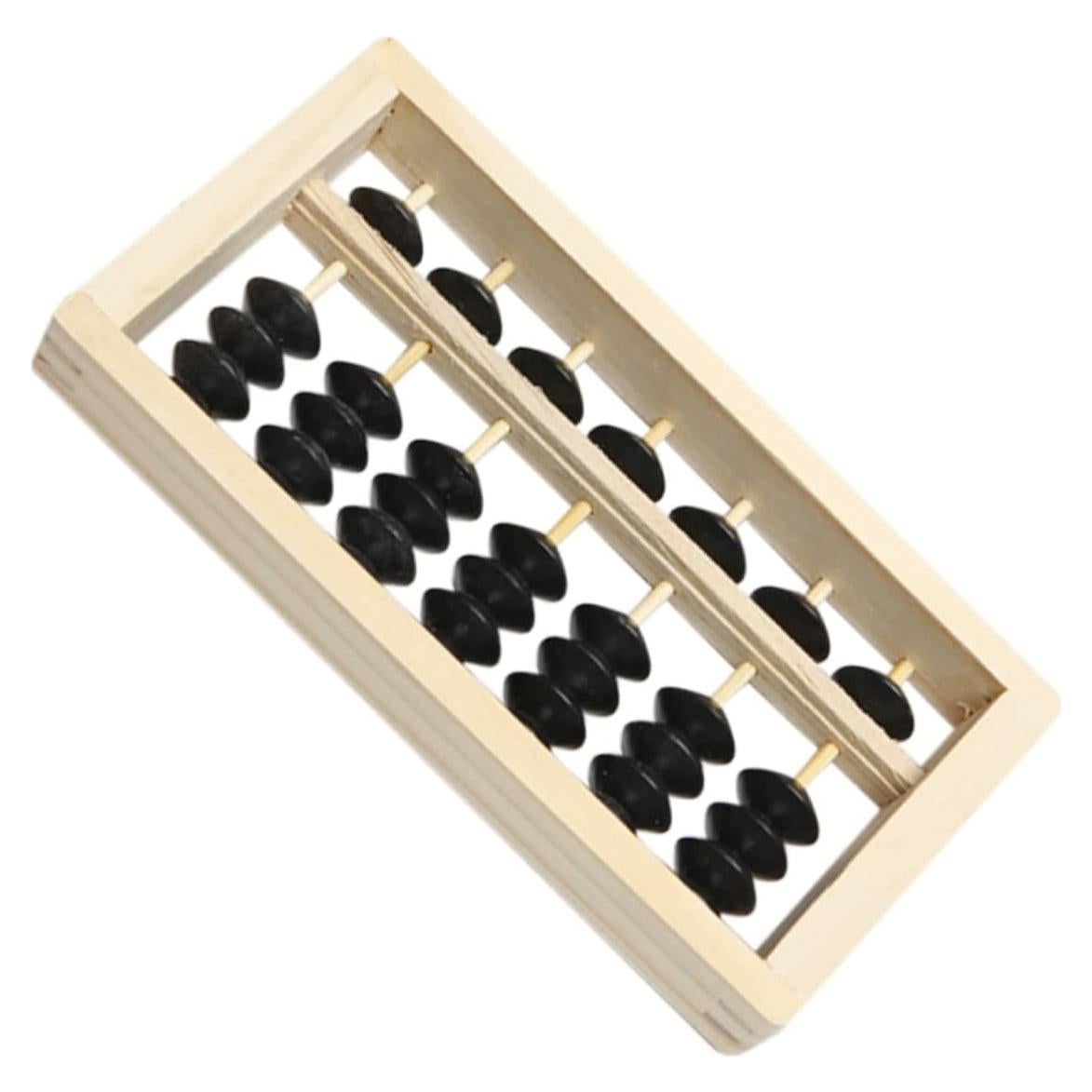 Mini Ábaco de Madera HONMEET 15.5x7.8cm Juguete Educativo