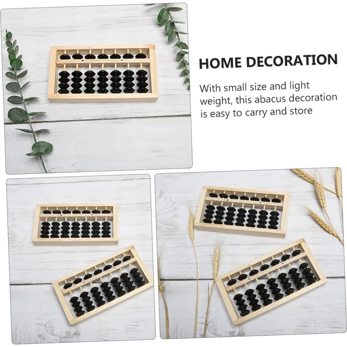 Mini Ábaco de Madera HONMEET 15.5x7.8cm Juguete Educativo