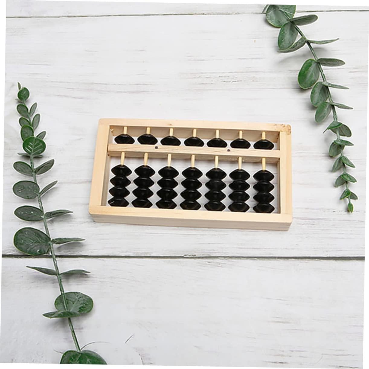 Mini Ábaco de Madera HONMEET 15.5x7.8cm Juguete Educativo