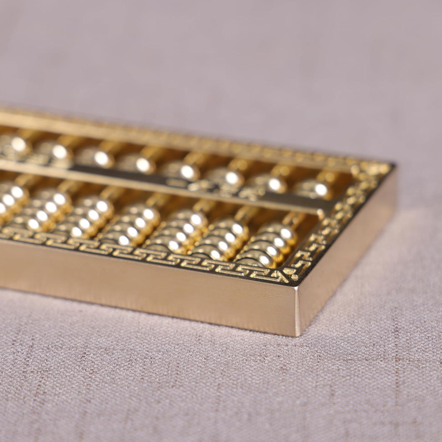 Ábaco Miniatura de Cobre y Latón Ailuter 9.91x5.58cm