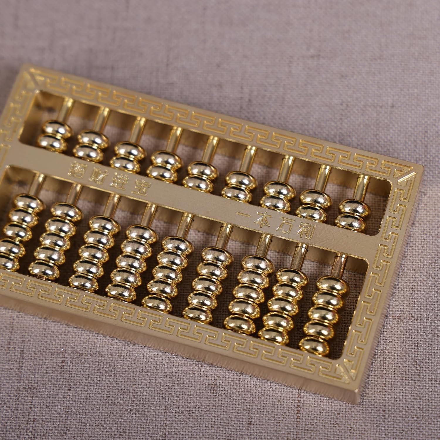 Ábaco Miniatura de Cobre y Latón Ailuter 9.91x5.58cm