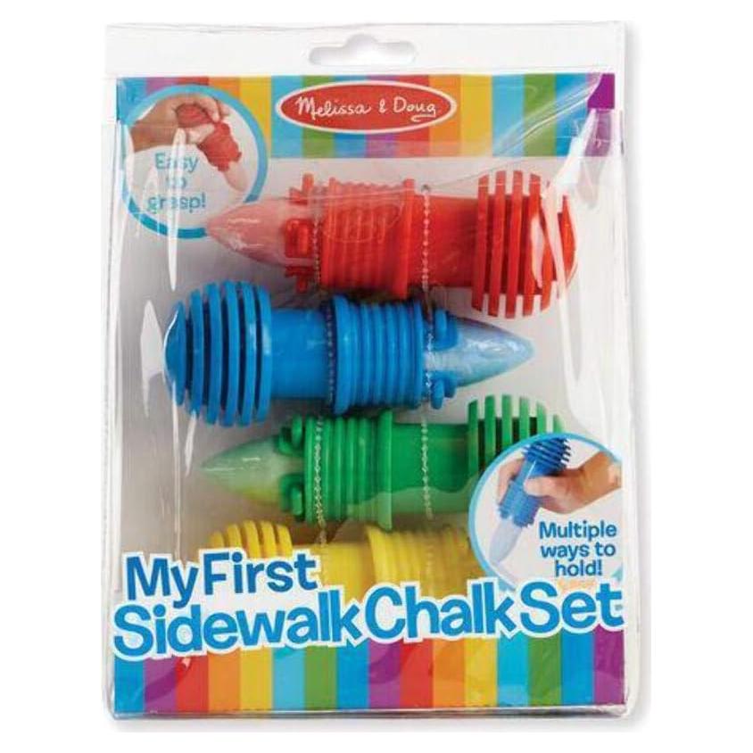 Juego de Tiza para Acera Melissa & Doug - 4 Palitos y Sujetadores