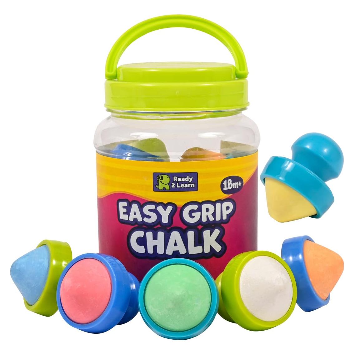 Tiza de Agarre Fácil Learning Advantage | No Tóxica | 6 Colores | 18m+